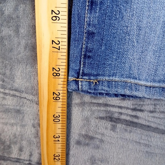 dELiA*s Jeans Womens Juniors 9S Blue Taylor Stretch Denim Skinny Mid Wash Ankle - Picture 6 of 9